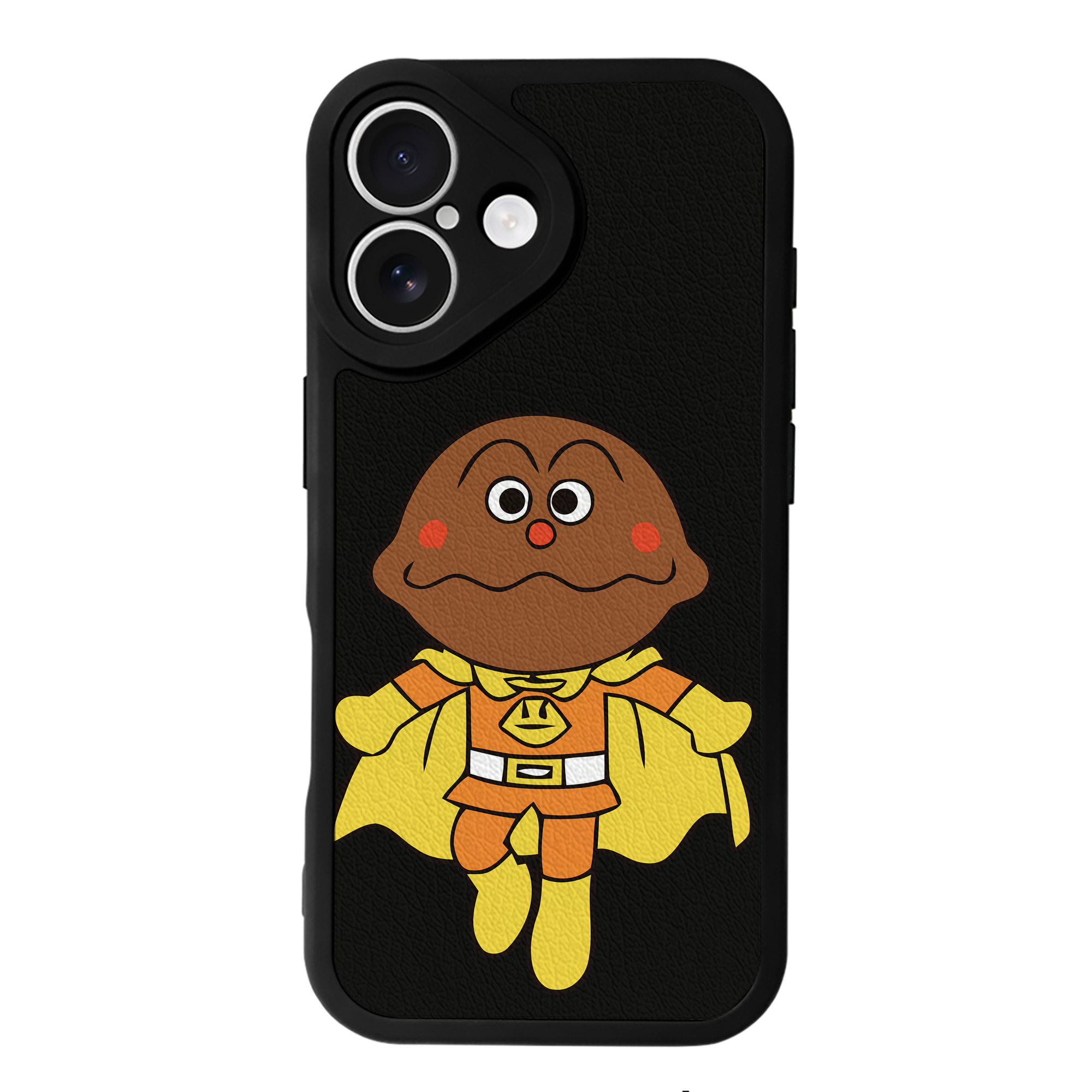 （画像用） アンパンマン Anpanman 【iPhone 16シリーズ対応】シリコンスマホケース（レザー調） 材質：シリコン